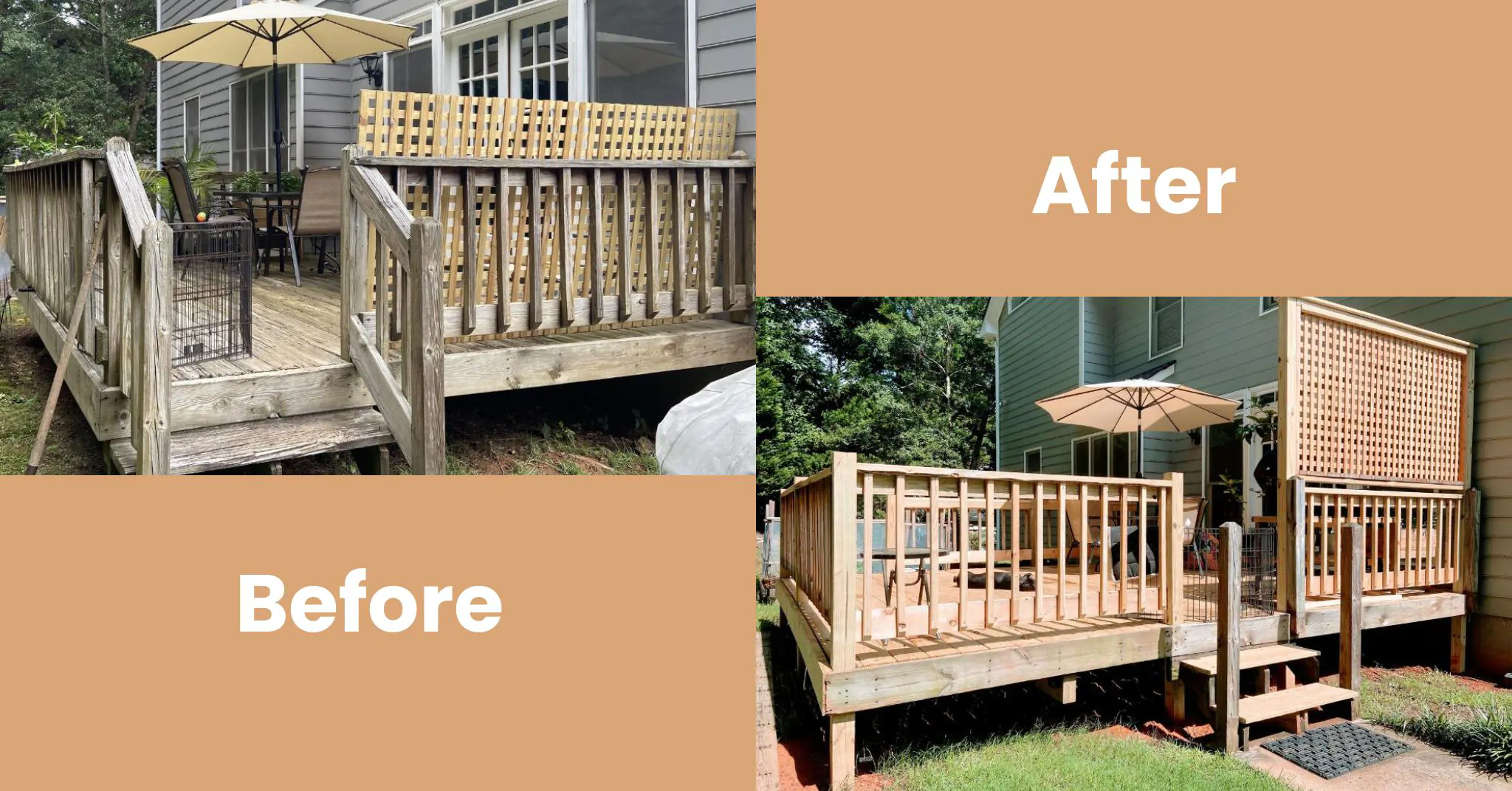 Before and After Patio Design Service - All Pro Cherry Hill Deck Builders