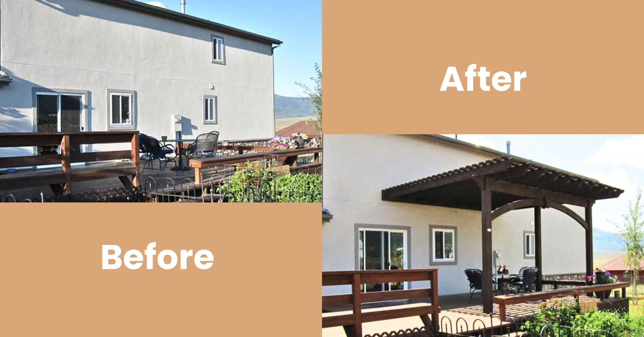 Before and After Patios Installation Service - All Pro Cherry Hill Deck Builders